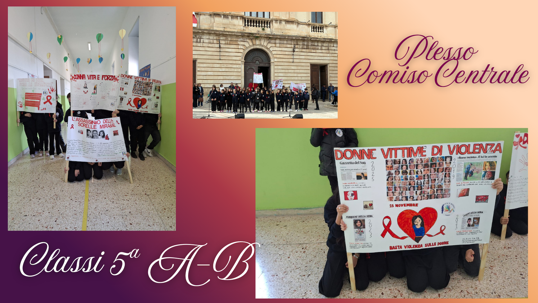 Classi 5^ A-B Comiso Centrale